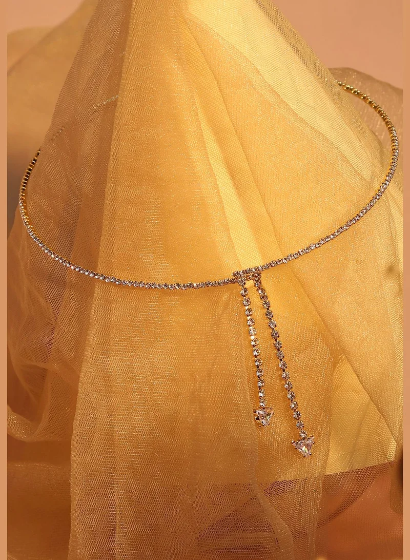 SOHI Silver Plated Designer Casual Necklace For Women
