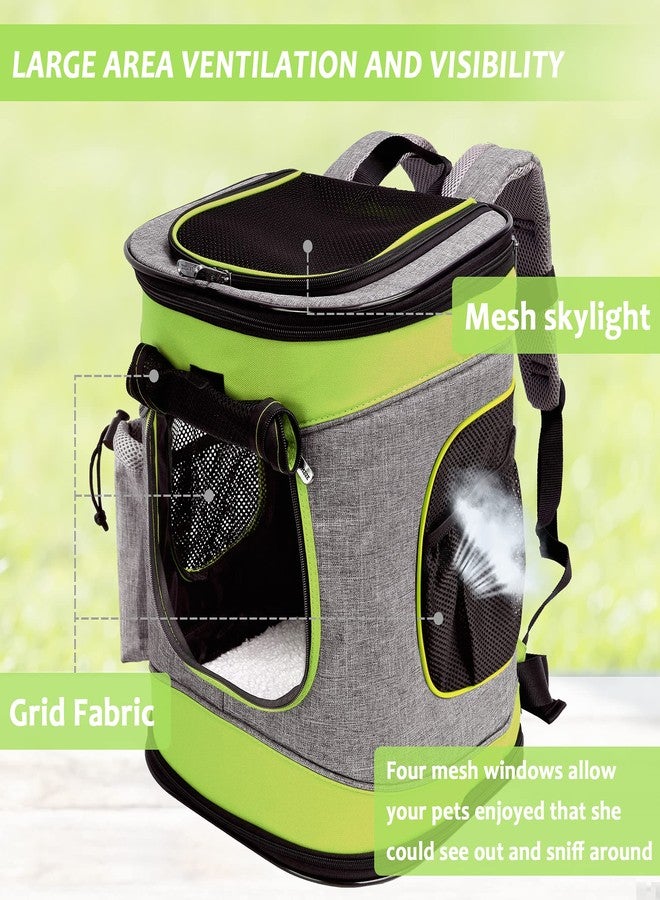 Kritter Planet Pet Carrier Backpack for Cats Dogs, Breathable Pet Backpack with 4 Mesh Window, Portable Pet Carrier for Camping - Image 2