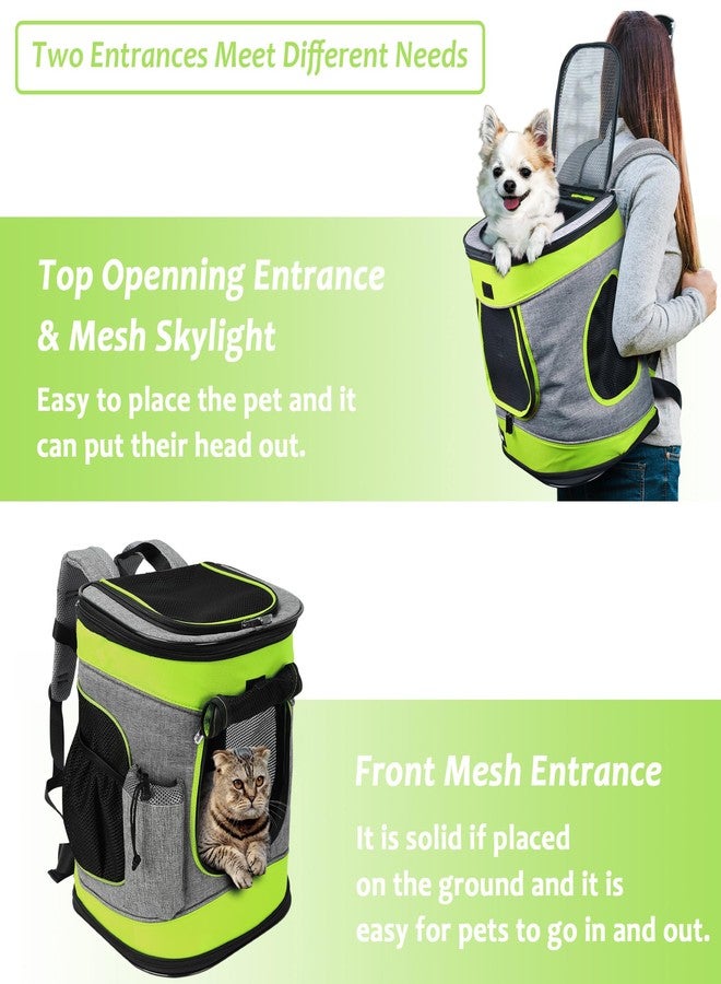 Kritter Planet Pet Carrier Backpack for Cats Dogs, Breathable Pet Backpack with 4 Mesh Window, Portable Pet Carrier for Camping - Image 5