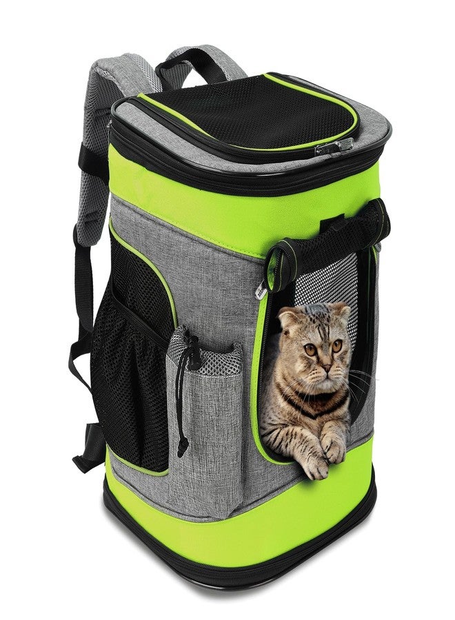 Kritter Planet Pet Carrier Backpack for Cats Dogs, Breathable Pet Backpack with 4 Mesh Window, Portable Pet Carrier for Camping - Image 1