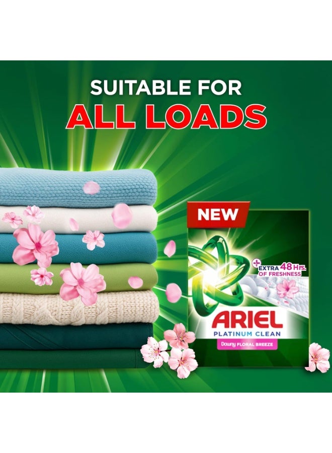Ariel Platinum Clean Downy Floral Breeze, Laundry Detergent Powder Dual Pack 2 x 2.25kg - Image 4