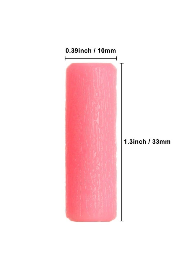 6 pcs aligner chews, medical grade silicone orthodontic chews, aligner tray seat chews, for Invisalign aligners, mint color, strawberry flavor, original, free carrying case, suitable for travel and storage - Image 2