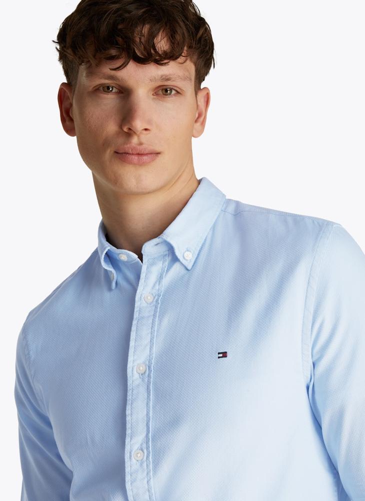TOMMY HILFIGER Slim Flex Dobby Shirt - Image 3