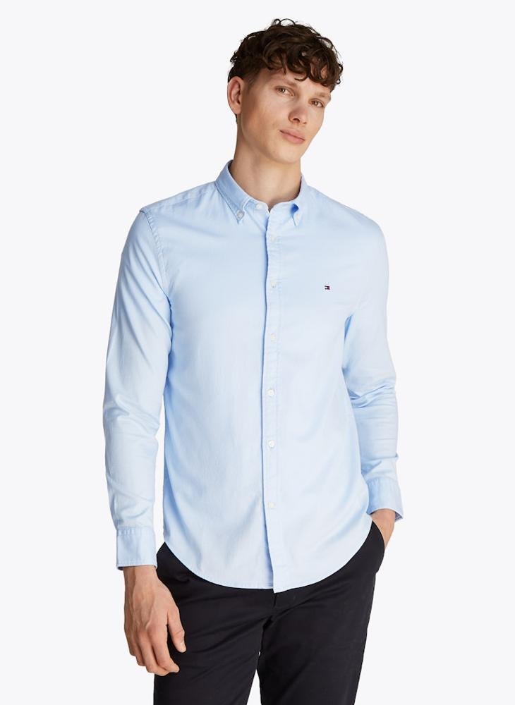 TOMMY HILFIGER Slim Flex Dobby Shirt - Image 1
