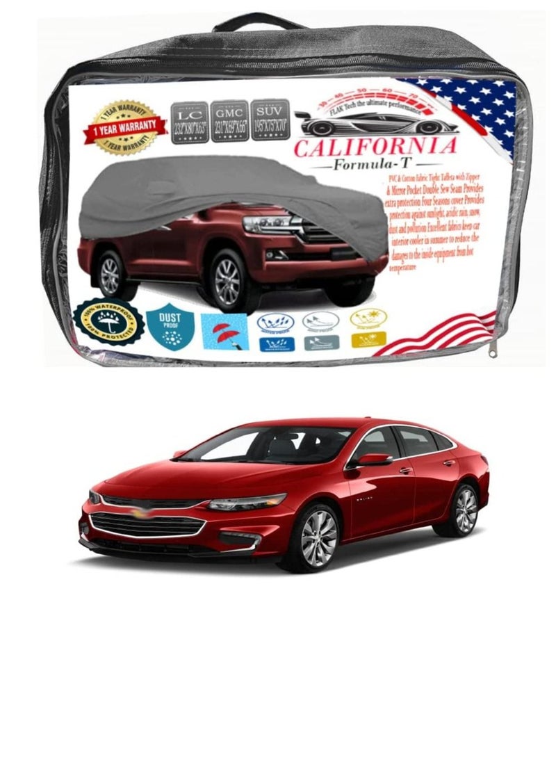 California formula-T California Car body Cover Windproof  Scratch Resistant Cover with Working Gloves Chevrolet Malibu 