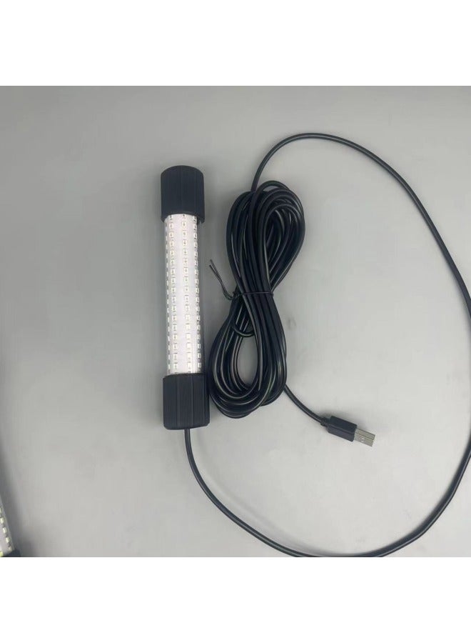 5v Underwater Fish Trap Light Fishing Light White Green Light Blue Night Fishing Light Waterproof Charging Treasure Light-Color:5v Blue Light - Image 5