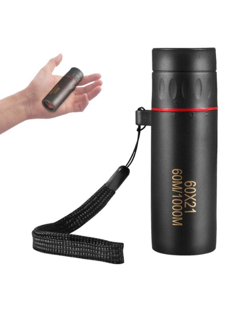 Generic Adult Pocket Monocular Telescope, Mini High Power Handheld Telescope for Bird Watching, Hunting, Camping, Hiking, Live Concerts and Games (60/1000M)  - Image 1