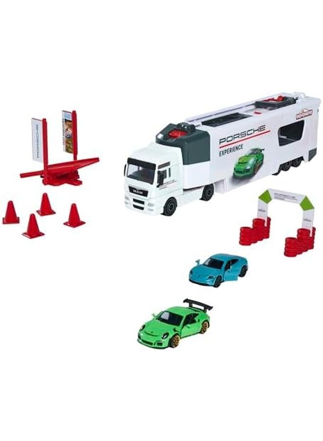 Majorette Man Tgx Truck Porsche Experience Set With 2 Cars For Ages 3 Plus Years Old - Image 2