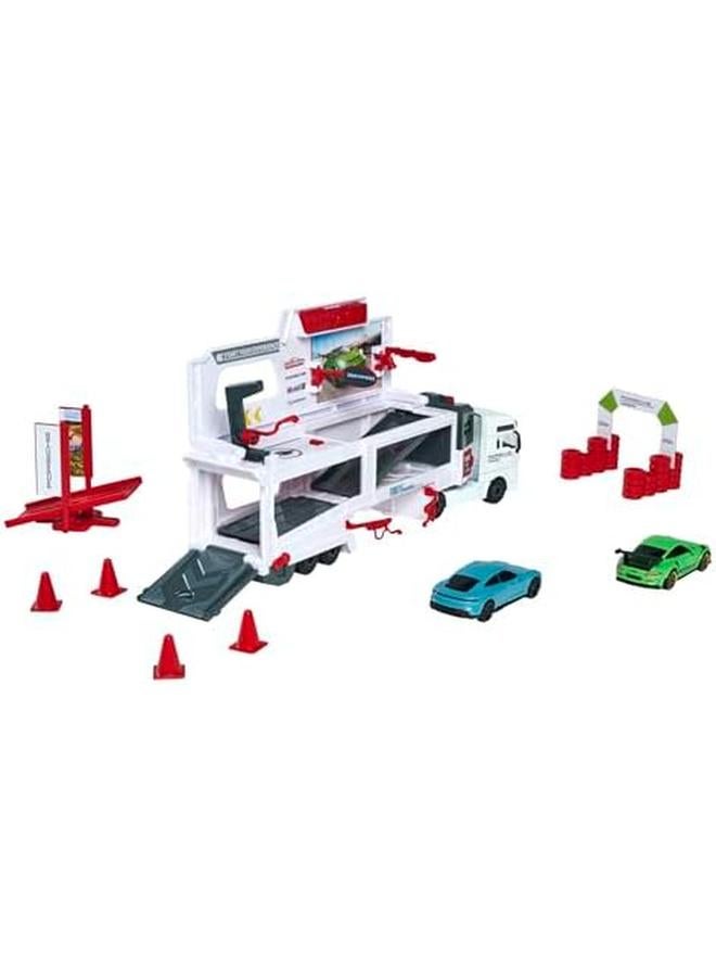 Majorette Man Tgx Truck Porsche Experience Set With 2 Cars For Ages 3 Plus Years Old - Image 3