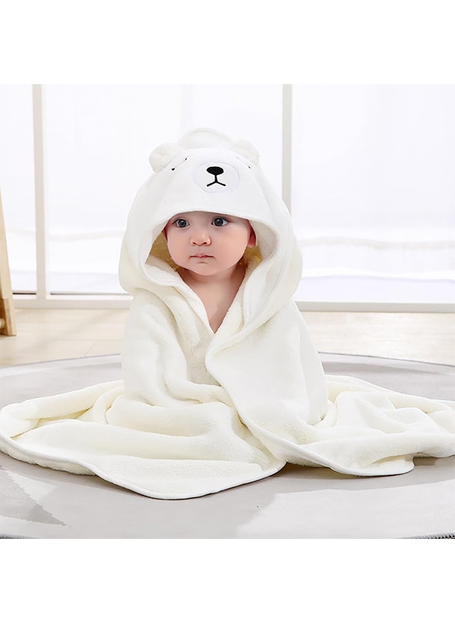 Hihonor - Baby Hooded Bath Towel,80 X 80 Cm Large Size Bath Towel,Pure Cotton Material,Soft and Absorbent Without Pilling,Suitable for Baby Boys and Baby Girls - Image 1