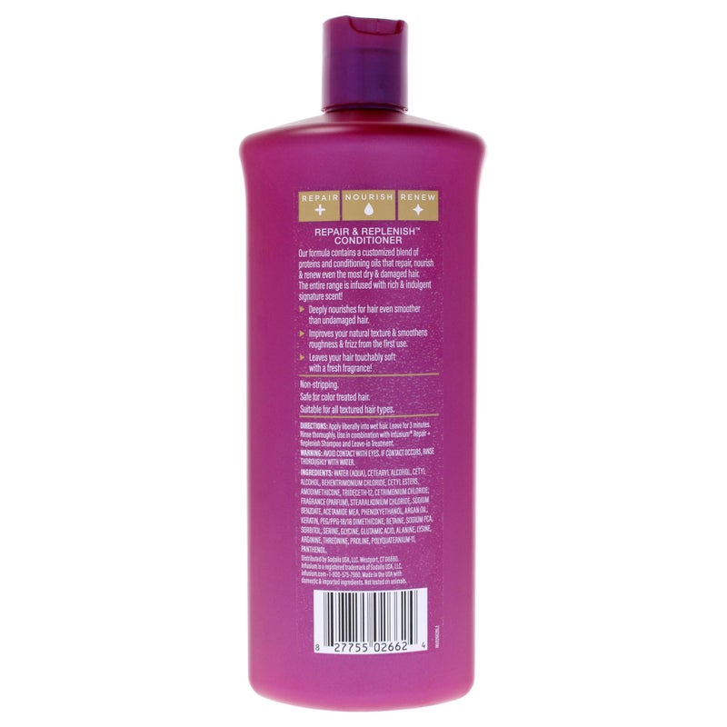 Infusium Repair and Replenish Nourishing Conditioner - Hair Conditioner with Keratin, Argan Oil, and Ceramides - Suitable for All Hair Types - 33.8 oz - Image 2