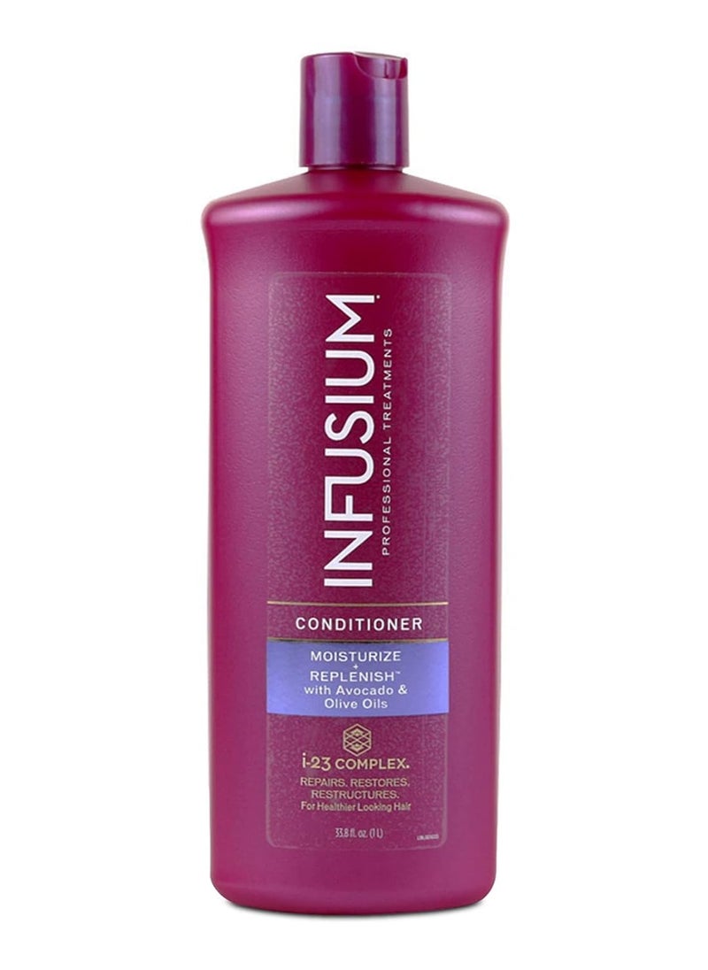Infusium - Infusium Moisturize and Replenish Conditioner - Hair Conditioner for Dry Hair - With Avocado and Olive Oils - Conditioner for Women - 33.8 oz - Image 1