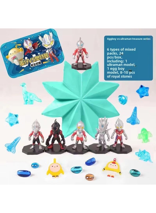 Pinuo Archaeological Excavation Coolomi Food And Play Strawberry Toy Bear Digging Treasure Hiding Blind Box Children Digging Gem Decoration Gift-Color:On-site Version Of Spongebob Squarepants [without Gift Box Tools]  - Image 5