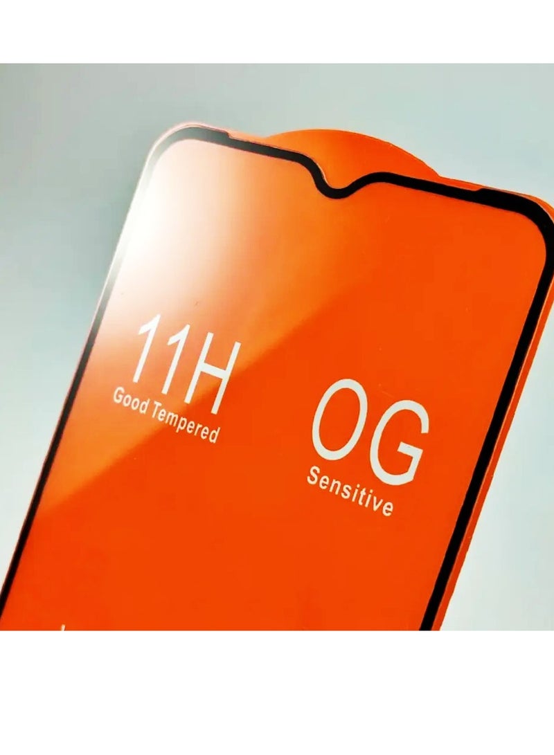 واقي شاشة زجاجي مقوى 9D ممتاز لهاتف Tecno Pop 5 Lite