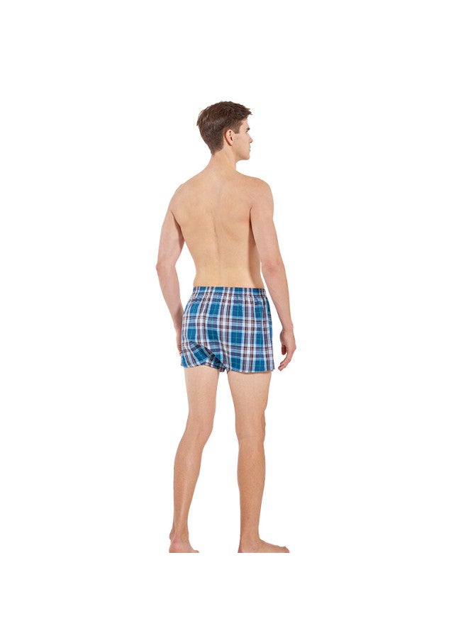 Bxman Arlo Loose Men's Underwear Men's Flat Angle Pants Pure Cotton Woven Shorts Men's Pajamas Cbt567 180xl - Image 5