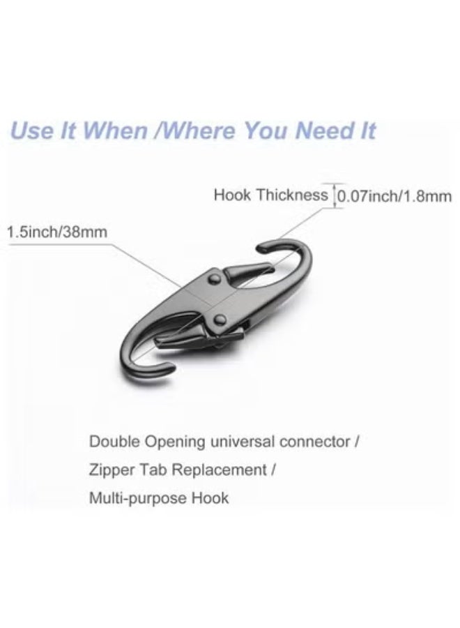 Anti-Theft Zipper Lock - Dual Function as Zipper Pull & Secure Clip for Bags/Luggage - Image 2