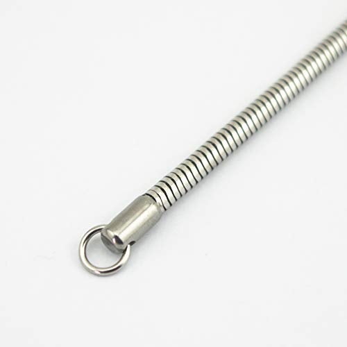 Glory Qin Stainless Steel Necklace Snake Chain Necklace with Lobster Clasps for Jewelry Making (4.2mm, 26 Inches) - Image 3