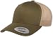 Yupoong YP Classics Retro Trucker Cap MossKhaki OSFA - Image 2