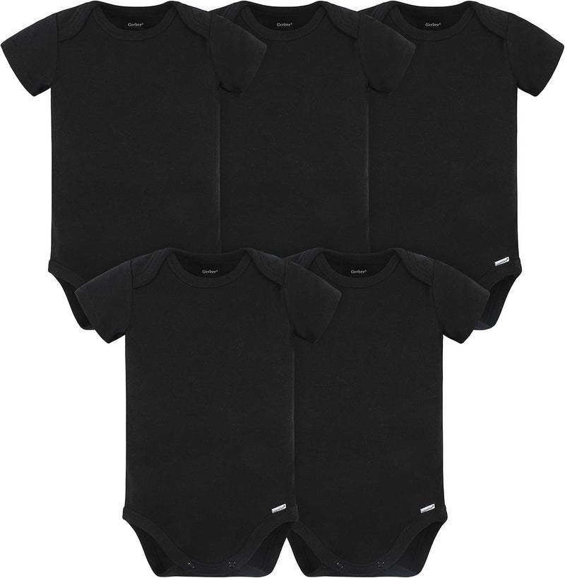 جربر Gerber Baby Boys & Girls 5-Pack Premium Soft Cotton Bodysuits Onesies - Image 1