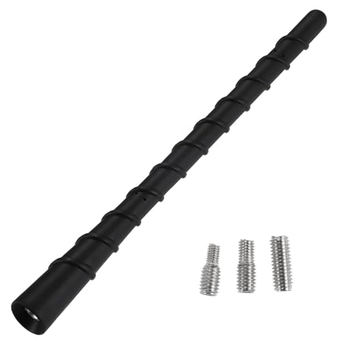 Dhanvine Car Roof Mast Whip Screws Amplified Radio AM/FM Aerial Flexible Fibre Antenna Compatible with Maruti Suzuki Swift Type-2 (2011-2017) - Image 1