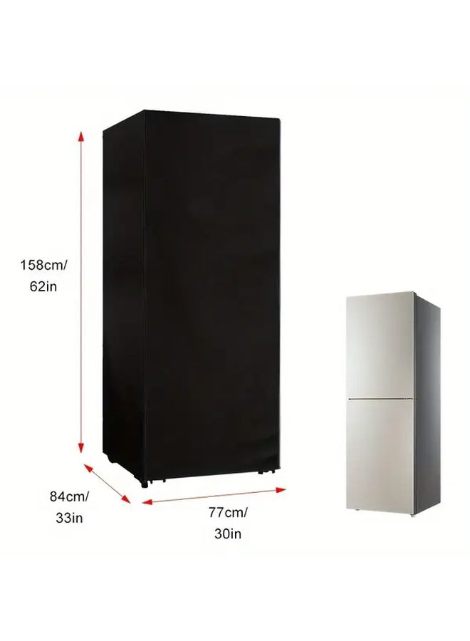 Upright Refrigerator Outdoor Cover Protective Dust Cover Size 23.23x23.23x56.3 Inch - Image 2