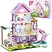 Sitodier Girls Building Blocks Set689pcs Garden Villa House Building Block for Kids 612 and 814Holiday Cottage Bricks Kit Building Toy Xmas Birthday Gift for Girls Kids 6 7 8 9 10 11 12 13 14 - Image 2