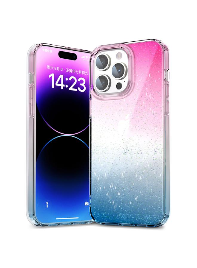 اس-توب جراب لهاتف iPhone 13 Pro Max بتصميم نجمة متدرجة - Image 1