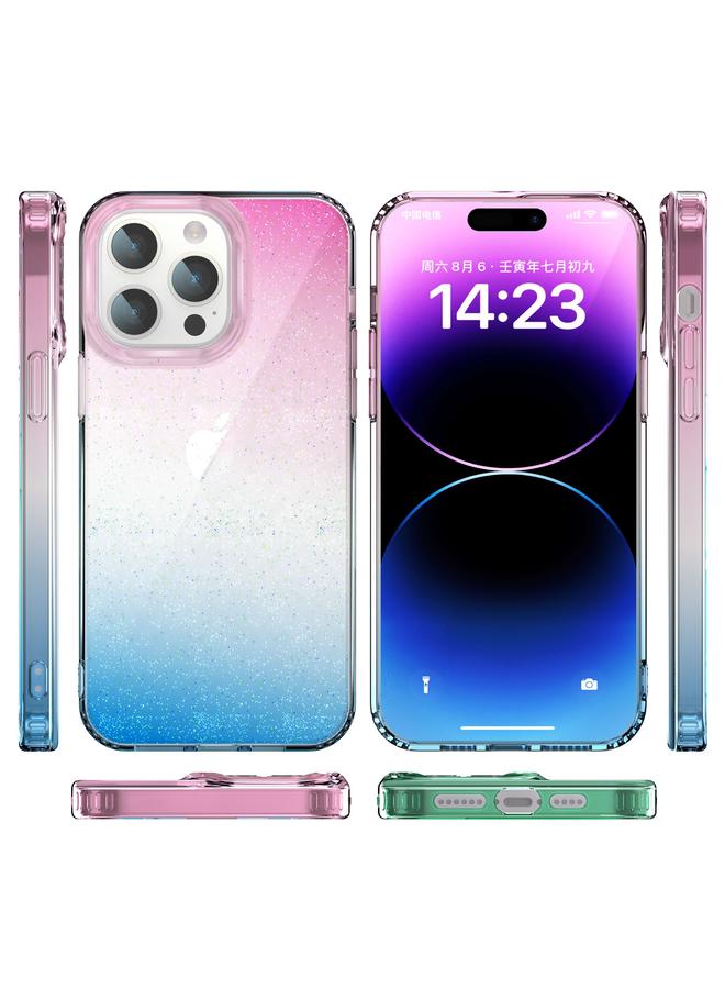 اس-توب جراب لهاتف iPhone 13 Pro Max بتصميم نجمة متدرجة - Image 2