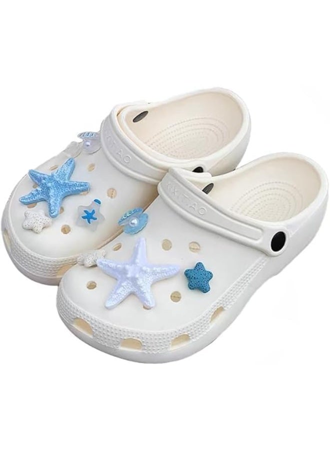 HZYH 9 Pcs Starfish Shoe Charms Set, Vibrant Durable Plastic Decorative Shoes Accessories for Clogs, Crocs and Hole  Shoes - Image 3