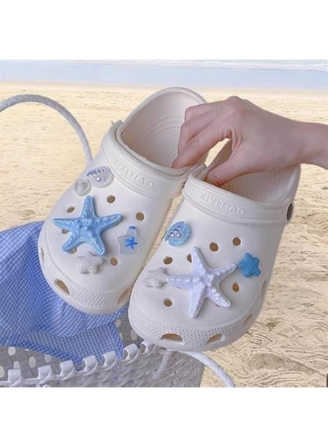 HZYH 9 Pcs Starfish Shoe Charms Set, Vibrant Durable Plastic Decorative Shoes Accessories for Clogs, Crocs and Hole  Shoes - Image 4