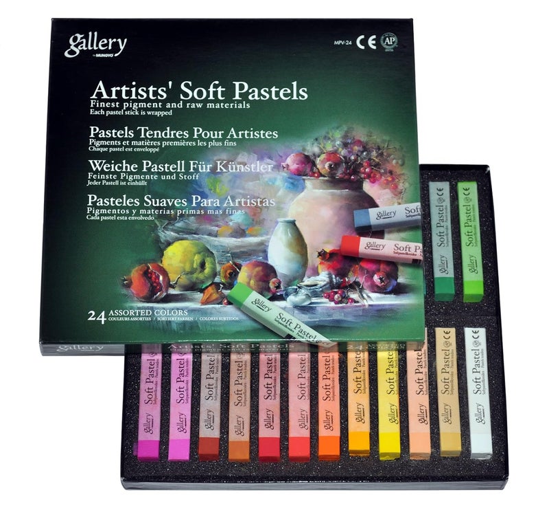 Gallery Squares Soft Pastel 24 Colors