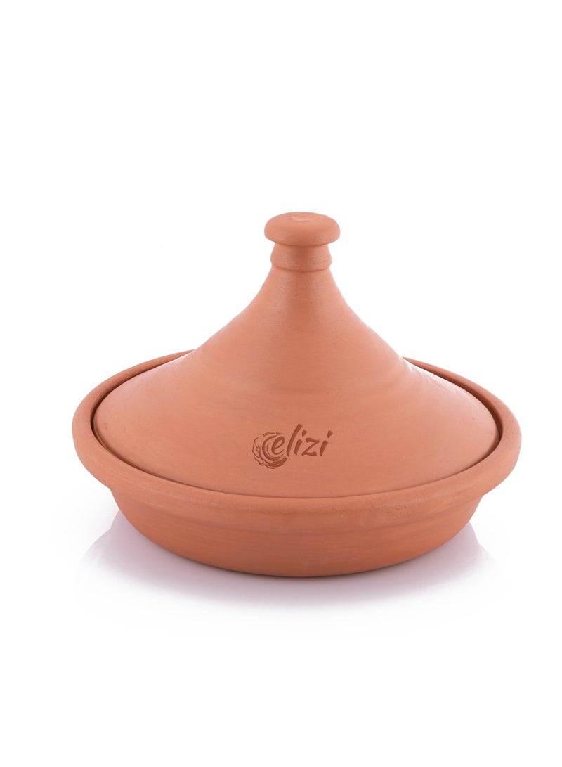 Elizi Ã‡Ã¶mlekleri تاجين طين يدوي الصنع صغير الحجم - Image 1