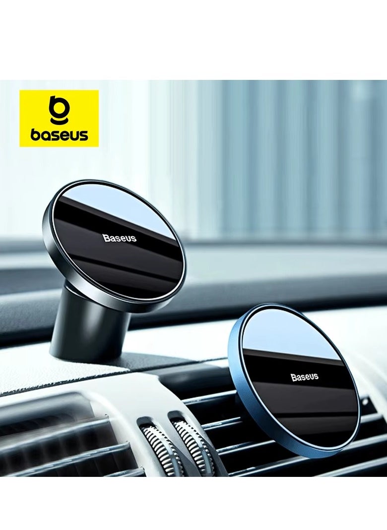 Baseus MagSafe Magnetic Car Mount, Magnetic Phone Holder for Dashboard and Air Vent, with Strong Magnets, Compatible with iPhone 16/16e/15/14/13/12 Series, Samsung Galaxy, Android Phones and All Smartphones, Includes 1 Metal Ring for Non-MagSafe Devices  - Image 1