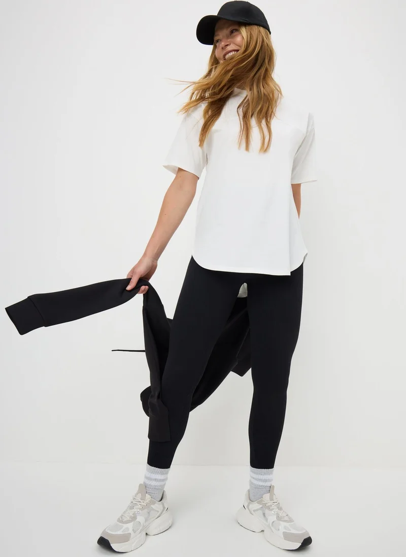Matalan Cream Longline T-Shirt