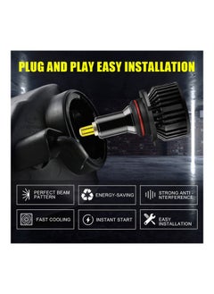 NIBEMINENT 2-Piece Car Adjustable LED Headlights  - Image 4