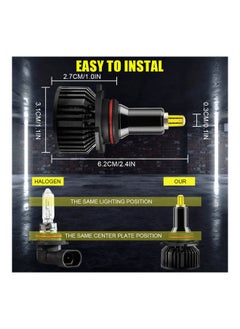 NIBEMINENT 2-Piece Car Adjustable LED Headlights  - Image 3