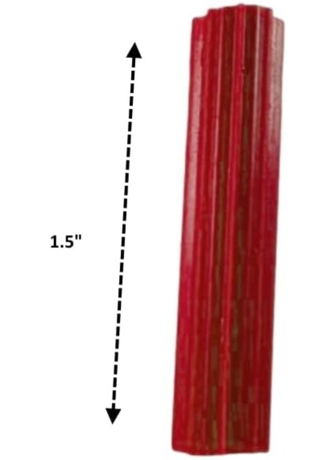 Biella Nylon Column Expansion Screw Anchor Plug, Drywall Plugs For Mirrors, Clocks And Shelving On Walls Etc, 1.5" Red (Pack Of 100)  - Image 4