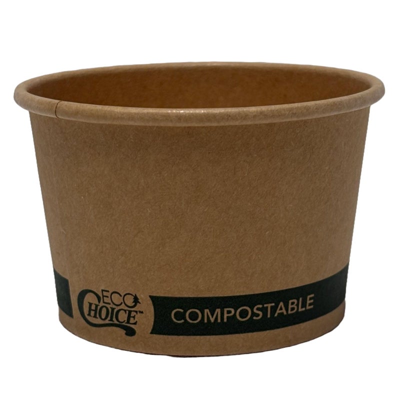 Outside the Box Papers 4 Ounce Souffle Cups and Lids - 100% Biodegradable and Compostable - 50 Pack - Image 4