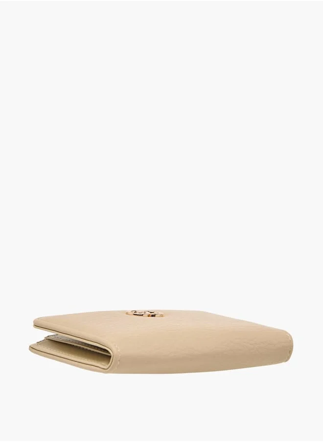 سيليست Women Textured Bi-Fold Wallet with Zip Closure