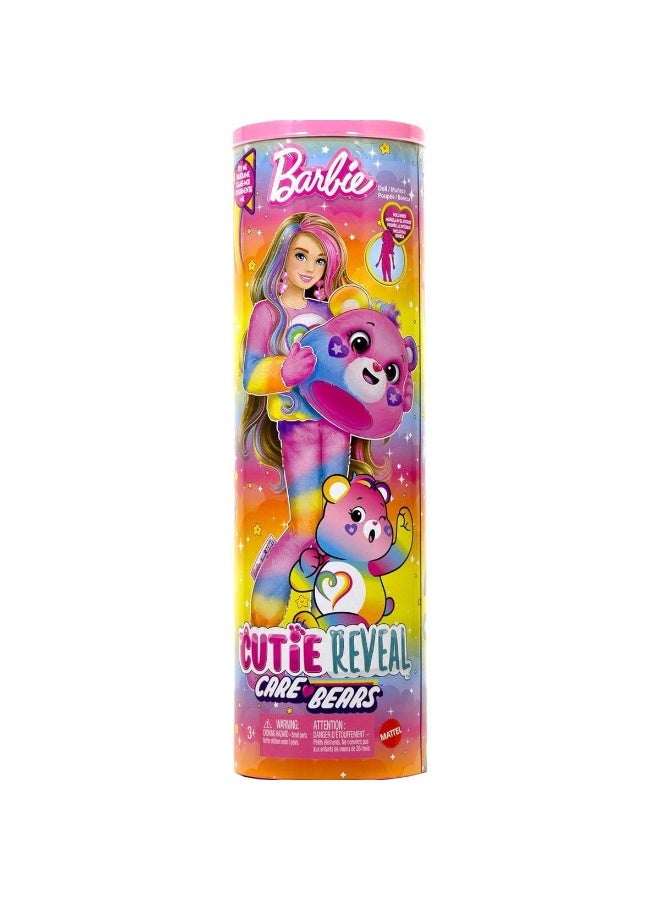 Barbie Cutie Reveal Care Bears Series 2 Togetherness Bear Doll Playset - Image 1