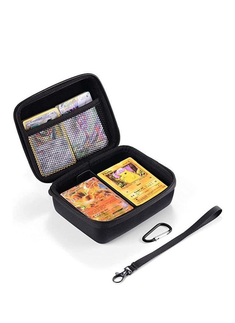 Filly Pokemon Card Case Holder for PM TCG Cards Organizer Case Fits Up to 400 Game Cards Storage Box with Removable Divider and Hand Strap  - Image 3