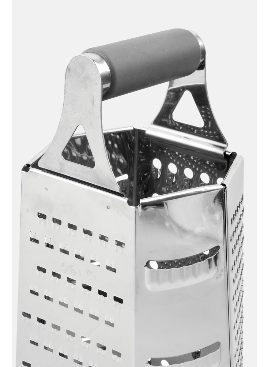 Bombay - 6 Sided Multi Purpose Grater, Grey - Image 1