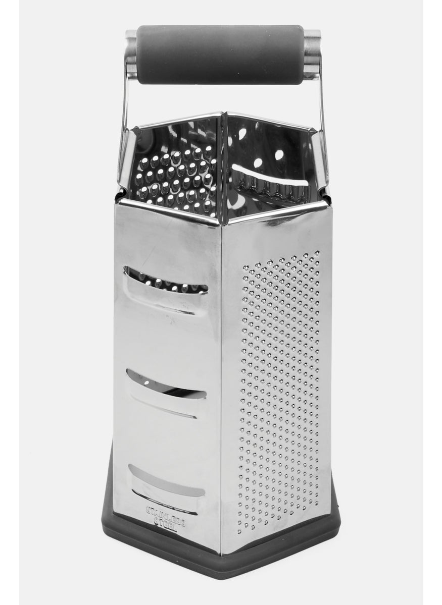 Bombay - 6 Sided Multi Purpose Grater, Grey - Image 1