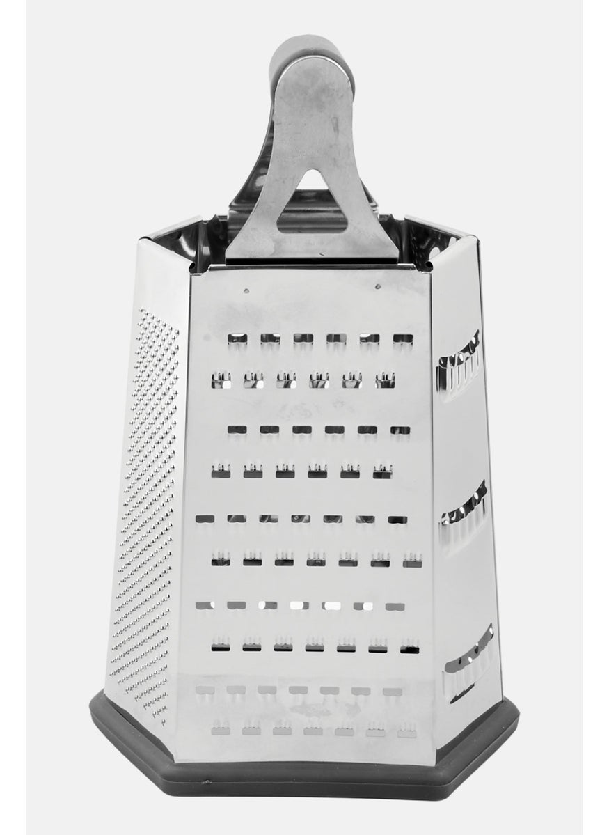 Bombay - 6 Sided Multi Purpose Grater, Grey - Image 1
