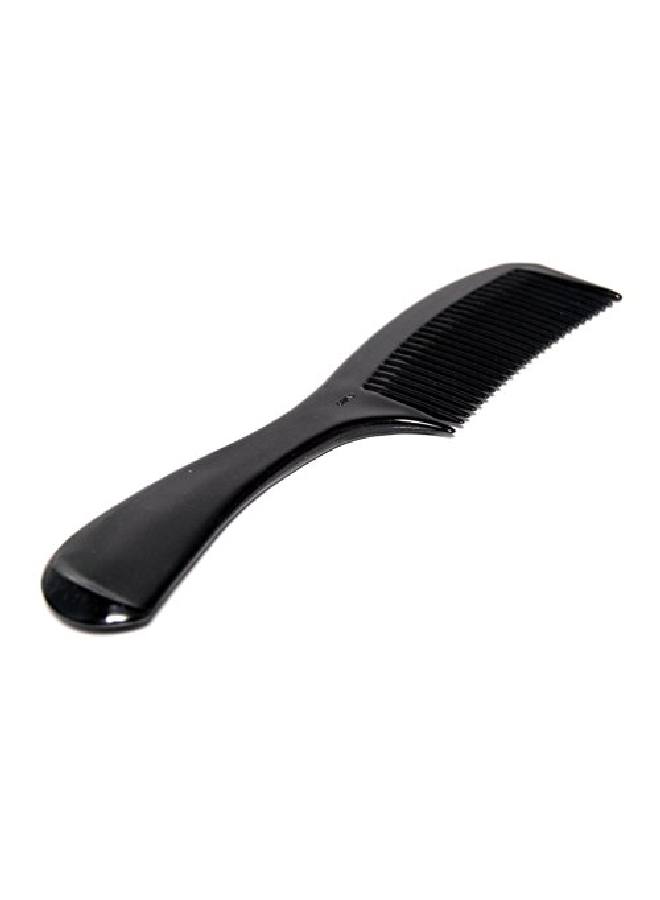 Luxxii (6 Pack) 8 Inch Black Styling Essentials Round Handle Comb Pocket - Image 5