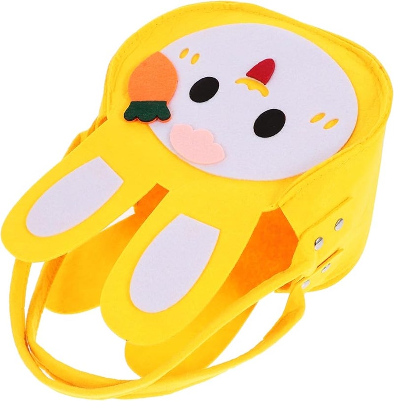 Easter Bunny Cloth Snack Bag Cute Candy Holder Lightweight Sturdy For Treats - Image 1