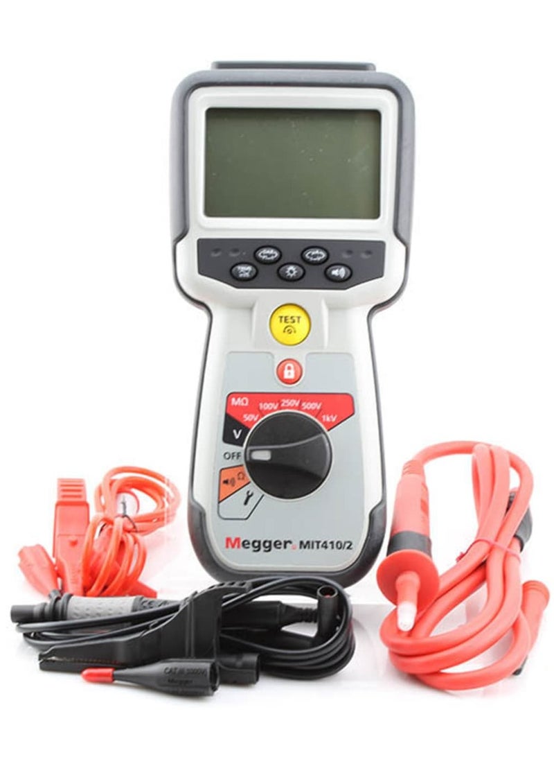 Megger MIT410/2 Industrial Insulation and Continuity Tester (CAT IV 600V) - Image 1