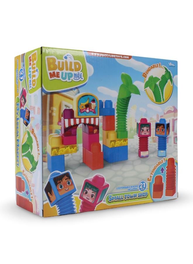 Happy Line Build Me Up My Local Market - 21 Pcs - Image 2