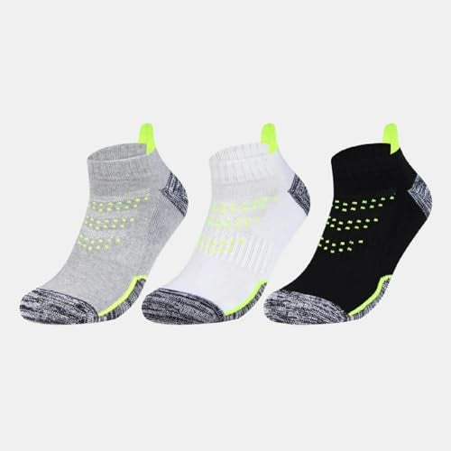 Bonjour Men’s Secret Length Terry Sports Socks – Pack of 3 | Cushioned, Breathable & Comfortable Athletic Socks - Image 2