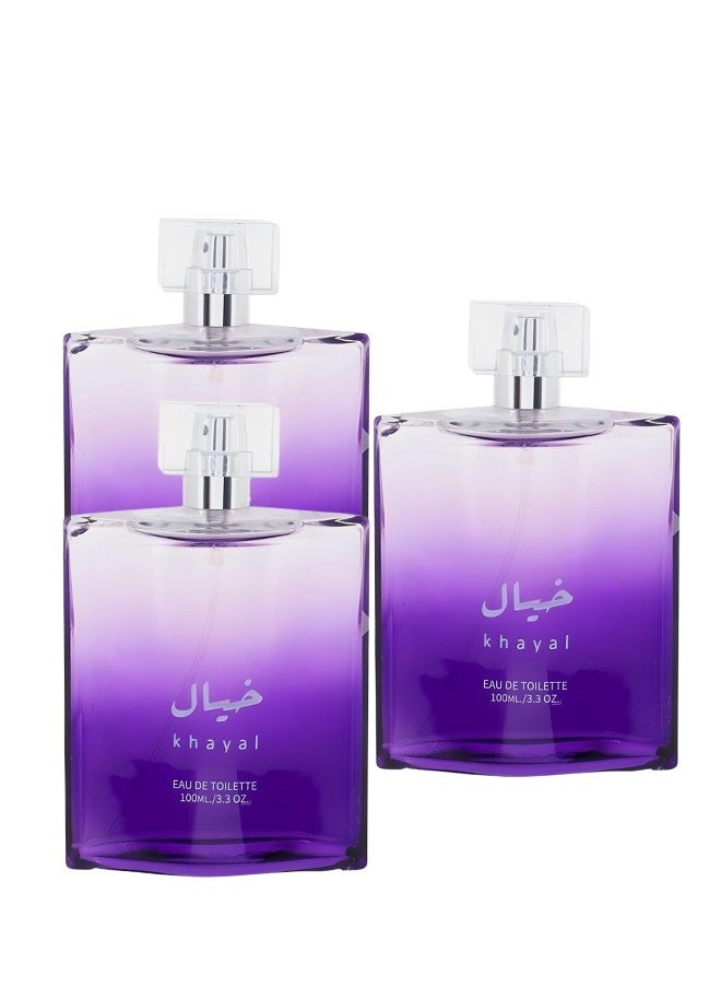 خيال 3 قطع عطر خيال للنساء 100 مل  - Image 1